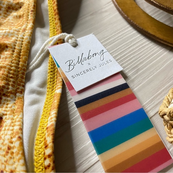 Billabong x Sincerely Jules ☀️ Snake Print Hike Bikini Bottoms - Picture 3 of 13